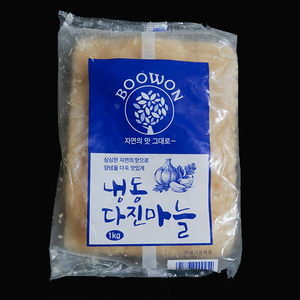 천연향신료 냉동 다진마늘(중국) 1kg(아이스박스필수)