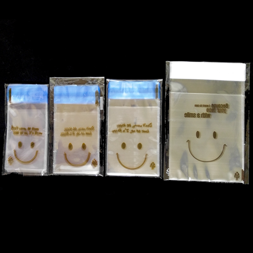홈베이킹 포장용 접착OPP봉투(스마일)4종 소분모음